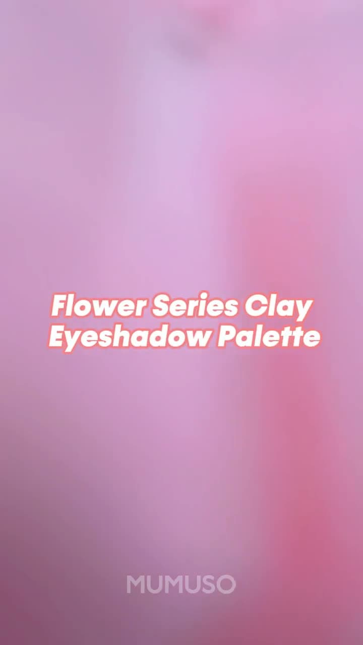 Flower series clay eyeshadow palette