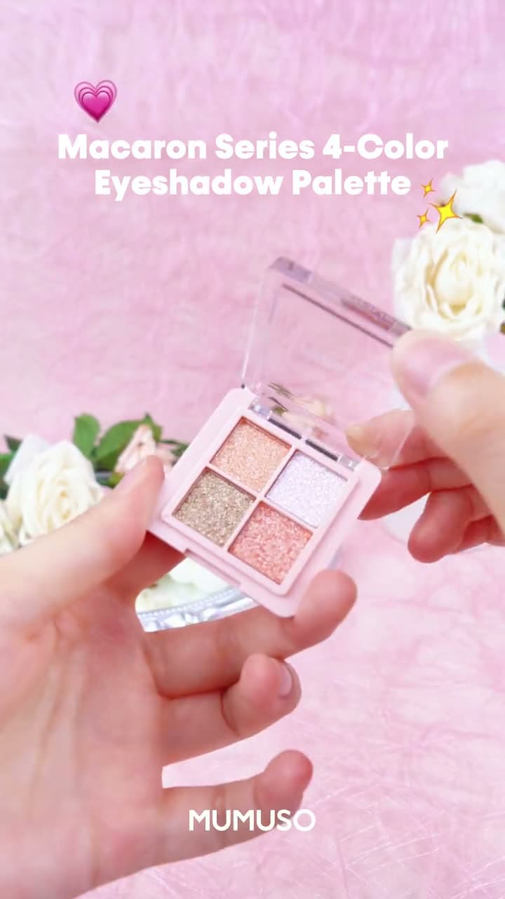 Macaron series 4-color eyeshadow palette