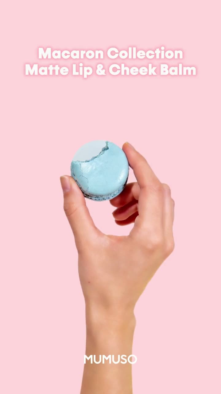 Macaron collection matte lip and cheek balm
