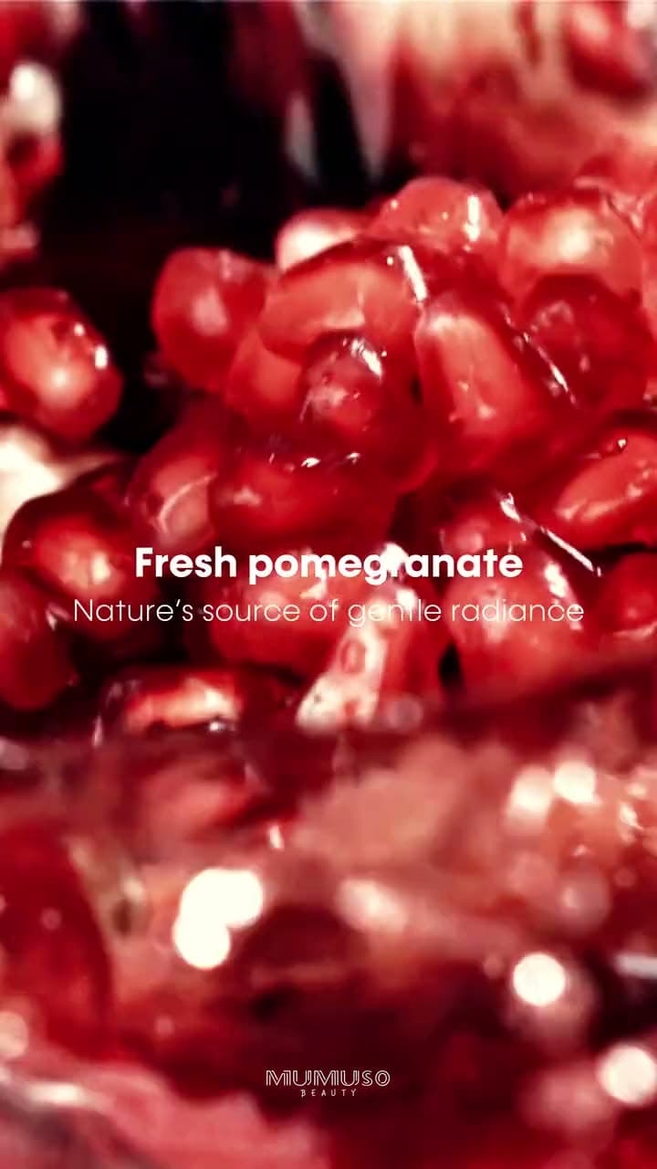 Pomegranate exfoliating gel texture