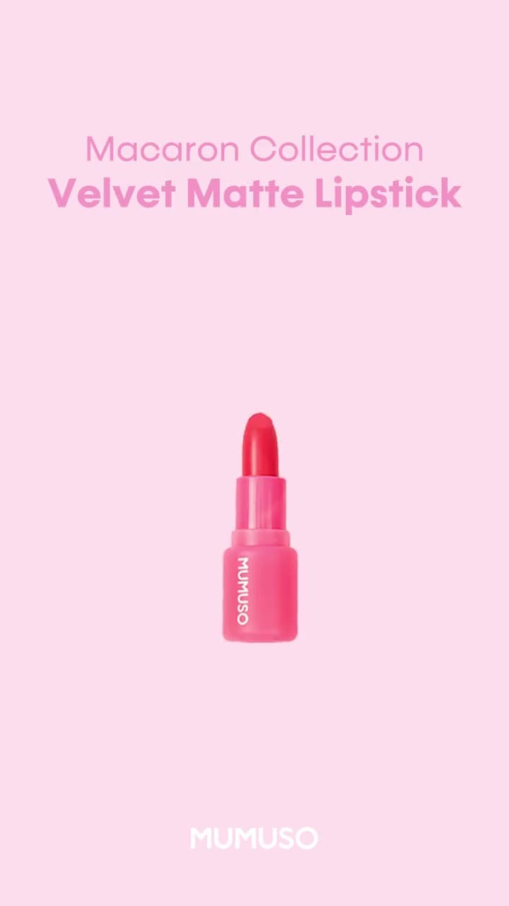 Macaron collection velvet matte lipstick