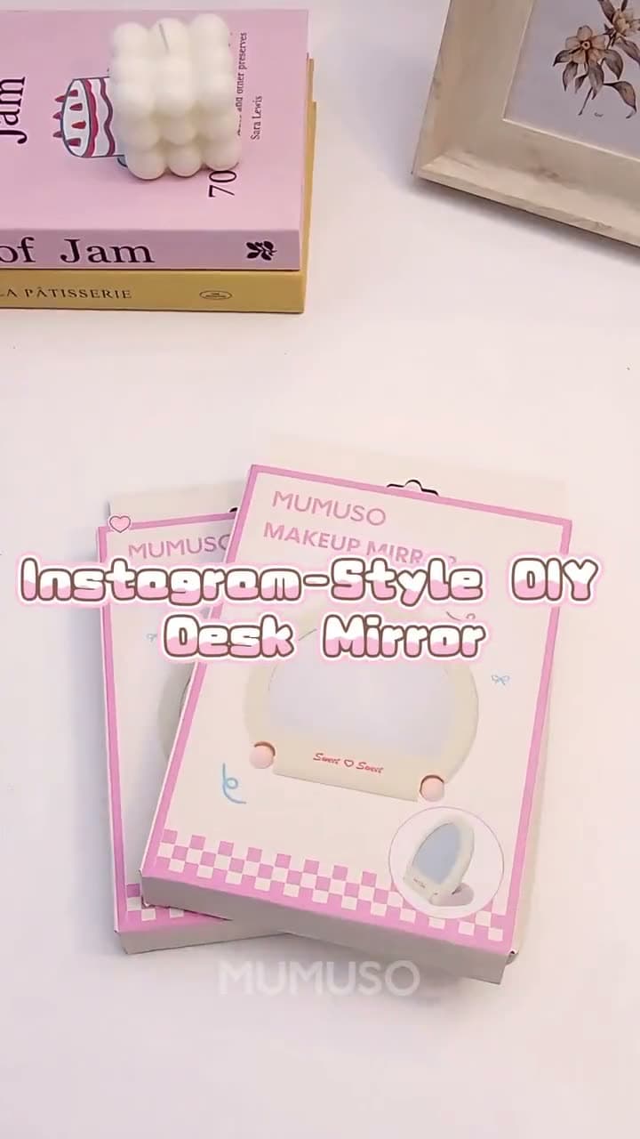 Instagram-style desk mirror