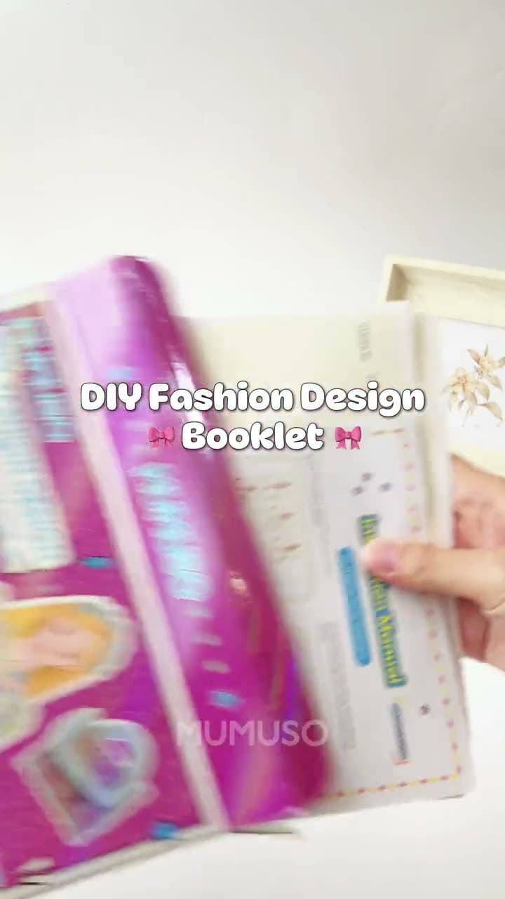 DIY fashion design booklet